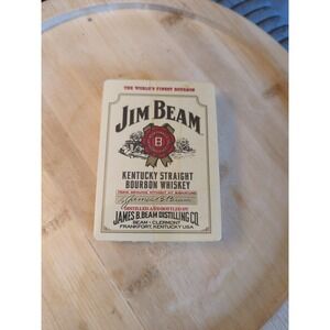 Jim Beam Vintage Deck of Playing Cards NOS Sealed in Original Cello Kentucky VTG